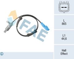 FAE 78161 ABS DEVİR SENSÖRÜ ARKA PEUGEOT P206 09/02>03/07
