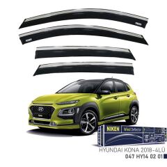 NIKEN 047HY140201 KROMLU CAM RÜZGARLIĞI HYUNDAI KONA 2018- 4LÜ