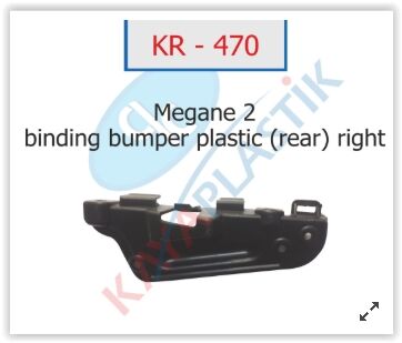 KAYA KR470 ARKA TAMPON SAĞ TESP.PARC. MGN II SEDAN 07-09 L.84
