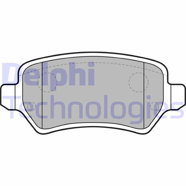 DELPHI LP1681 ARKA BALATA ASTRA G 98 > ASTRA H 05 > MERIVA 03 > ZAFIRA 00 > COMBO 02 > GDB1515-GDB1831
