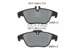 TEXTAR 2425301 FREN BALATASI ARKA MERCEDES W204 S204 X204 C207 A207
