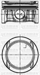 YENMAK 31-04195-000 PİSTON SEGMAN STD ASTRA J-CORSA D-E-MOKKA-INSIGNIA A-MERIVA B-ADAM-ZAFIRA C-CRUZE-TRAX 1.4 16V 72.50mm A/B/D14NET-NEL-NEJ