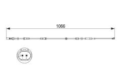BOSCH 1987473501 BALATA FISI ARKA BMW F01 F02 F04