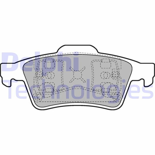 DELPHI LP1701 ARKA BALATA RENAULT LAGUNA II 01>07 MEGANE II 02>08 LATITUDE 11> VECTRA C 03>FOCUS II 05>CONNECT 06> CMAX 06> PRIMERA 02>