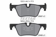 TEXTAR 2530701 FREN BALATASI ARKA BMW F20 F21 F22 F23 F30 F31 F34 F32 F33 F36