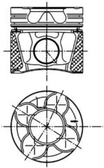 YENMAK 31-04332-050 MOTOR PİSTON SEGMAN 0.50 A4 2.5 TDI-A6 2.5 TDI-ALLROAD 2.5 TDI-SUPER B 2.5 TDI 24V 155 PS
