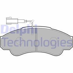 DELPHI LP1751 ÖN FREN BALATASI FİŞLİ BOXER 02/06 JUMPER 02/06 DUCATO 02/06 B.Y TİP 1800 KG