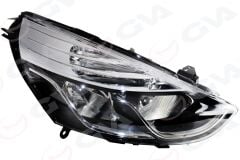 GVA 2014068 FAR SAĞ ELEKTRİKLİ RENAULT CLIO IV 12> H7/H1 KROM