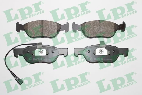 LPR 05P646 ÖN FREN BALATASI FIAT BRAVA-BRAVO 95>02 MAREA 96>02 PUNTO 00> FİŞLİ