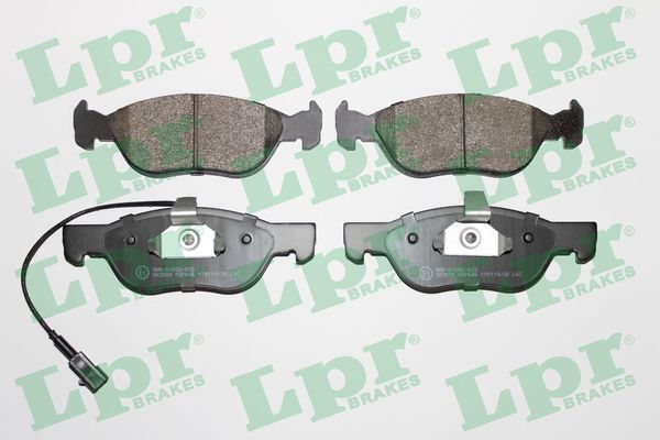 LPR 05P646 ÖN FREN BALATASI FIAT BRAVA-BRAVO 95>02 MAREA 96>02 PUNTO 00> FİŞLİ