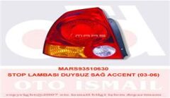 MARS 510630 STOP LAMBASI DUYSUZ SAĞ ACCENT 03-06