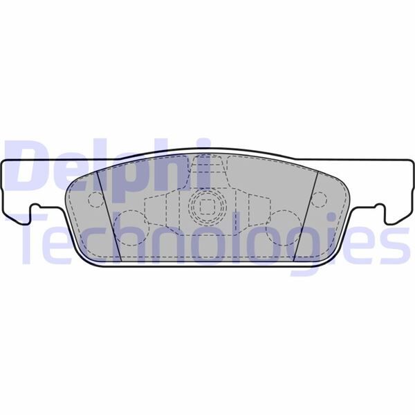 DELPHI LP2479 ÖN FREN BALATA RENAULT CLIO IV 12> DACIA LOGAN II 12> SANDERO II 12>