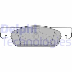 DELPHI LP2479 ÖN FREN BALATA RENAULT CLIO IV 12> DACIA LOGAN II 12> SANDERO II 12>