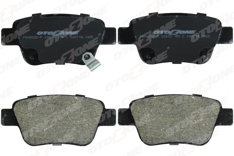 OTOZONE FDA8002-R ARKA FREN BALATA TOYOTA AVENSIS 1.6L 3ZZFE VVTi ZZT250 03-08 / 2.0L 1AZ-FE 1AZFSE AZT250 03-08