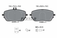 TEXTAR 2298801 FREN BALATASI ON MERCEDES W177 V177 W247 C118 X118 H247