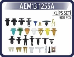 AEM13 1255A KLIPS SET KARIŞIK 500 ADET