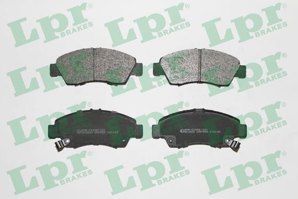 LPR 05P558 ÖN FREN BALATA KÜÇÜK TİP HONDA CIVIC 1.6L D16 SI enjeksiyonlu 92-95 1.4L D14A EURO 96-00 / JAZZ 1. 4L L13A GD 02-08