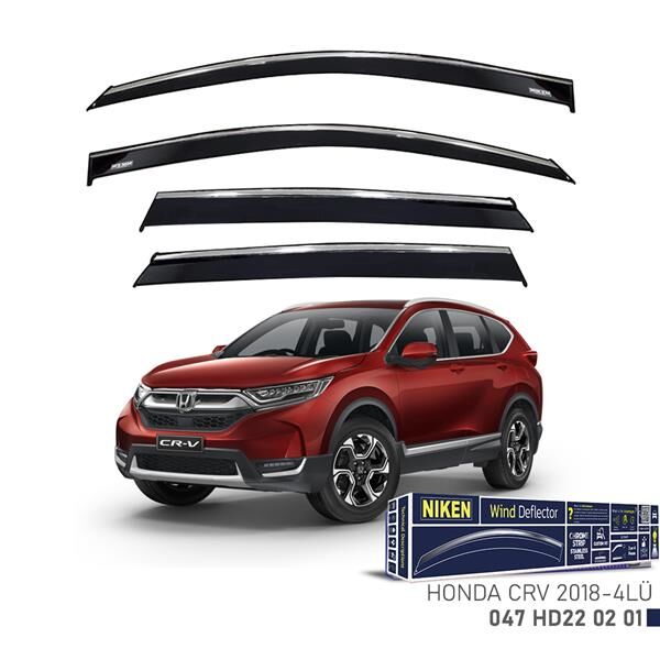 NIKEN 047HD220201 KROMLU CAM RÜZGARLIĞI HONDA CRV 2018- 4LÜ