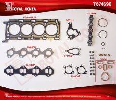 ROYAL T674690 ÜST TAKIM CONTA SKC Lİ SUBAP LASTİKLİ MASTER III 2.3 DCİ 11 > MOVANO 2.3 CDTİ 10 > M9T