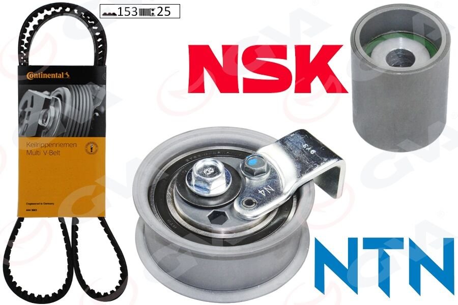 GVA 59T7527 TRİGER SETİ 153x25 PASSAT 96-00 -A4 95-00 -A6 95-05 1.8-1.8T AJL-AEB-AFY K015492XS KÜTÜKSÜZ