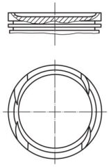 MAHLE 011PI00112002 PİSTON SEGMAN 0.50 ASTRA J-CORSA D-E-MOKKA-INSIGNIA A-MERIVA B-ADAM-ZAFIRA C-CRUZE-TRAX 1.4 16V 73mm A/B/D14NET-NEL-NEJ