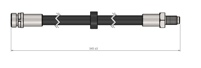 CAVO C900506A FREN HORTUMU ARKA FORD CONNECT 02>