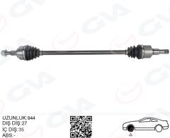 GVA 4435012 ÖN AKS KOMPLE SAĞ FORD YENI FOCUS IV 17> SANZ. OTOMATIGI 8 VITES 1.5L DURATORQ-TDCI