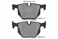 TEXTAR 2344704 FREN BALATASI ARKA BMW E70 F15 E71 F16