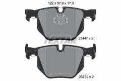 TEXTAR 2344704 FREN BALATASI ARKA BMW E70 F15 E71 F16