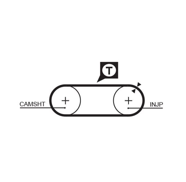 GATES 5246 TRİGER KAYIŞI 077x210 TRANSPORTER. 1.9-2.4 CT645