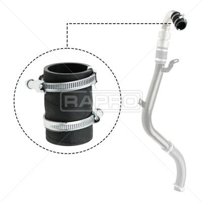 RAPRO 16328 TURBO HORTUMU FORD FOCUS-C MAX 04> 2.0 TDCİ KÜÇÜK 1 PARCA UÇ