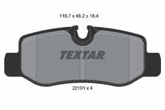 TEXTAR 2210101 FREN BALATASI ARKA MERCEDES VITO W447