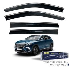 NIKEN 047TG010201 KROMLU CAM RÜZGARLIĞI TOGG T10X 2023- 4LÜ