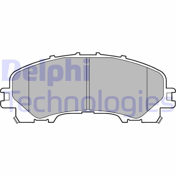 DELPHI LP3183 ÖN FREN BALATASI RENAULT KOLEOS II 16> NISSAN X-TRAIL III 16> INFINITI QX50 13>