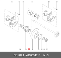 MAIS 430855401R ARKA AKS ORİNGİ