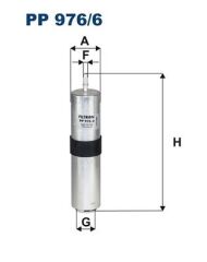 FILTRON PP976.6 YAKIT FILTRESI BMW B37 B47 F40 F44 F45 F46 F48 F39 . MINI F54 F55 F56 F57 F60