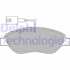 DELPHI LP1720 ÖN FREN BALATASI FİŞLİ FIAT BRAVO II 08>14 EGEA HB 15> ALFA ROMEO MITO 08>15 LANCIA DELTA III 08>14 1.3D MTJ 1.4TB 1.6D MTJ 1.9D MTJ 2.0D MTJ BÜYÜK TİP