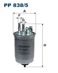 FILTRON PP838.5 MAZOT FILTRESI CONNECT 1.8TDCI 75PS 02>05 FOCUS 1.8TDCI 75PS -90PS 01>05