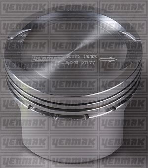 YENMAK 31-04285-000 PİSTON SEGMAN STD 71.20MM FIAT PALIO 1.2 8V 87-835900-12