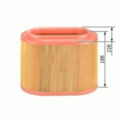 HAVA FİLTRESİ HYUNDAI STAREX 2.5L D4BH 4D56 D4CB TC TCI CRDI 96-> / H-1 STAREX 2.5L Kamyonet LIBERO 01->