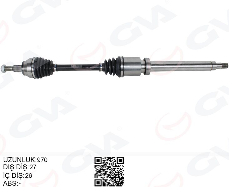 GVA 4435002 ON AKS KOMPLE SAG FOCUS III 11 >17 C MAX 10 >17 1.0 ECOBOOST -1.5-1.6TDCI