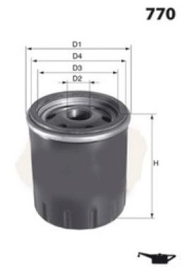 BOSCH F026407350 YAĞ FİLTRESİ OPEL ASTRA K-INSIGNIA B 1.4 SHT 2.0 SHL