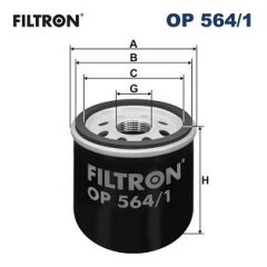 FILTRON OP564.1 YAĞ FİLİTRESİ CHEVROLET KALOS-AVEO-SPARK 1.2 08>