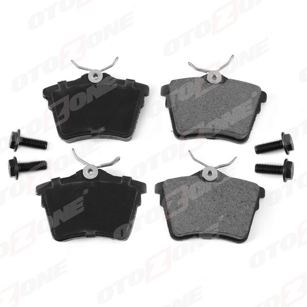 OTOZONE FDA4008-R ARKA FREN BALATASI PEUGEOT P407 1.6 HDI 1.8-2.0 04> 607 00> CITROEN C5 08> civata takımlı