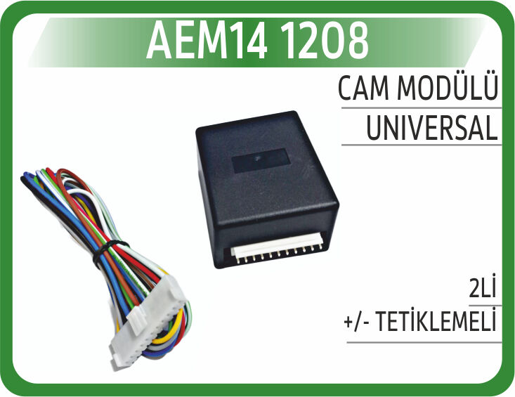AEM14 1208 CAM MODÜLÜ 2Lİ /- TETİKLEMELİ
