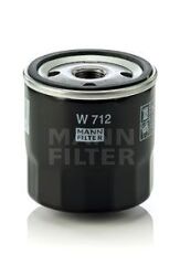 MANN W712 YAĞ FİLTRESİ OPEL KADETT-ASCONA-CORSA A 1.3 N-12N-NC 60HP 08/79-08/84 FRONTERA A C24NE