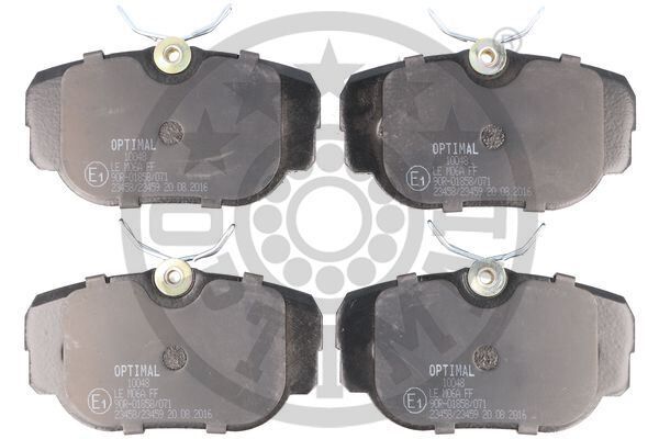 OPTIMAL BP-10048 ARKA BALATA RANGEROVER 2.5D 2.5TDİ 4.0 V8-4.6 1992-2002 DISCOVERY 2.5 TD5 4.0 1998-2004