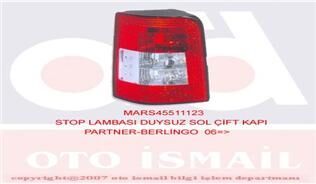 MARS 511123 STOP LAMBASI DUYSUZ SOL ÇİFT KAPI PARTNER-BERLINGO 06 >