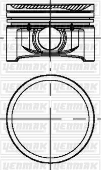 YENMAK 31-04184-000 MOTOR PİSTON SEGMAN STD 69.00MM CLIO II-SYMBOL-SANDERO 1.2 D4F