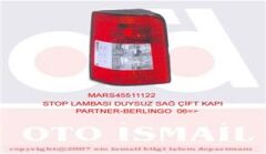 MARS 511122 STOP LAMBASI DUYSUZ SAĞ ÇİFT KAPI PARTNER-BERLINGO 06 >